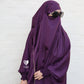 Blackcurrant Purple - 2 Piece Superluxe Jilbab